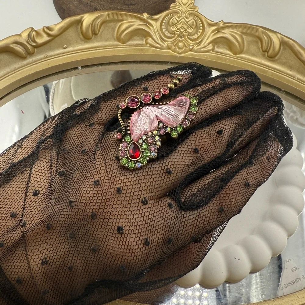 Vintage Style Butterfly Statement Ring ✨🦋 - Picture 3 of 9